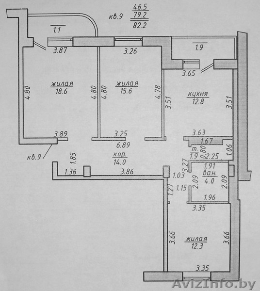 Продам 3-комнатную квартиру пр. Победы  - Изображение #1, Объявление #31002