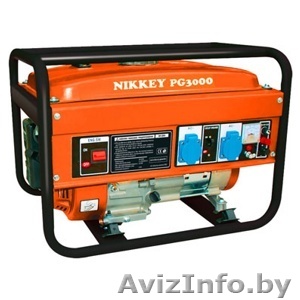 Бензиновая электростанция (Генератор) NIKKEY PG 3000 12/220V Ручной стартер - Изображение #1, Объявление #611984