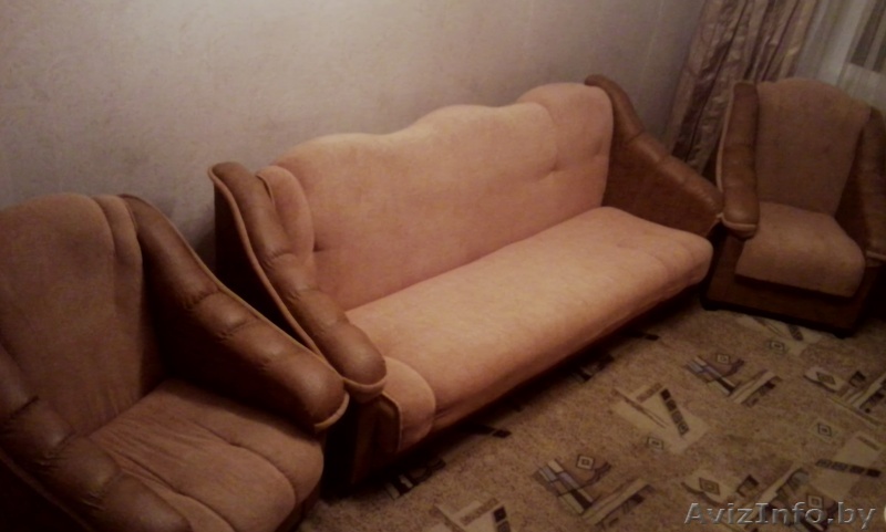 Диван и 2 кресла бывший в употреблении - Изображение #1, Объявление #774972