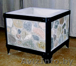 вазон уличный квадратный, из натурального камня - Изображение #1, Объявление #926240