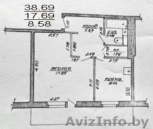 1-комн. квартира НП, балкон 7 метров - Изображение #1, Объявление #1000345