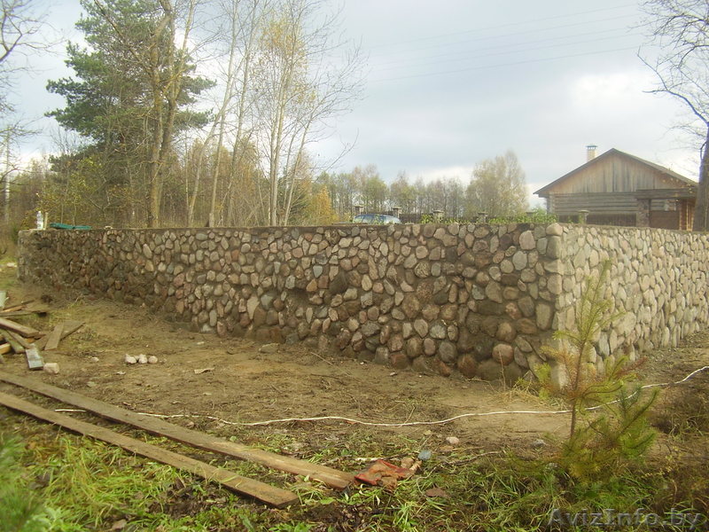 Участок с фундаментом на берегу озера - Изображение #1, Объявление #1061298