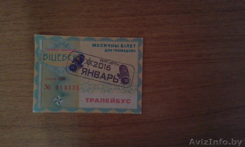 Проездной документ на месяц - Изображение #1, Объявление #1354089