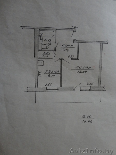 Однокомнатная квартира по пр-ту Победы - Изображение #1, Объявление #1535631