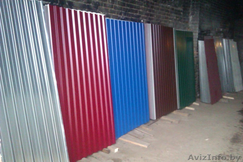Профлист оцинкованный и крашенный. Доставка бесплатно - Изображение #1, Объявление #1638854