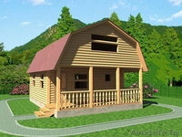 Дом/Баня сруб из бруса 6х8 установка в Докшицком районе - Изображение #1, Объявление #1631727