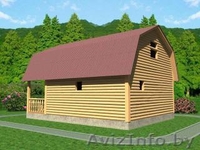 Дом/Баня сруб из бруса 6х8 установка в Докшицком районе - Изображение #3, Объявление #1631727