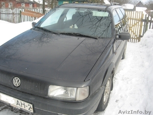 VOLKSWAGEN PASSAT B3, 1991, универсал, чёрный, 2,0i - Изображение #1, Объявление #19624