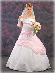 бело- розовое свадебное платье - Изображение #1, Объявление #92684