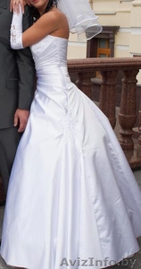 Шикарное свадебное платье из атласа - Изображение #2, Объявление #373270