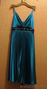 Платье бирюзовое плиссированное - Изображение #1, Объявление #859047