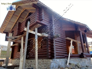 Дом недостроенный, с оцилиндрованного бревна .Витебск. - Изображение #2, Объявление #889169