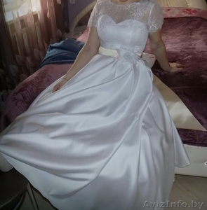 Атласное свадебное платье - Изображение #2, Объявление #1252076