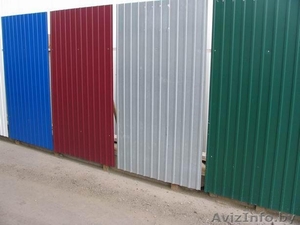 Крашенный и оцинкованный профлист С8 и C21 с доставкой в Сморгоне