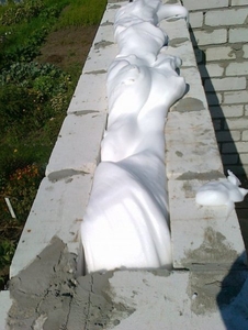 Утепление стен пеноизол,  бипор