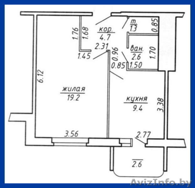 Продам 1-комнатную квартиру, микрорайон Фрунзе-Лазо (не агентство) - Изображение #2, Объявление #122760