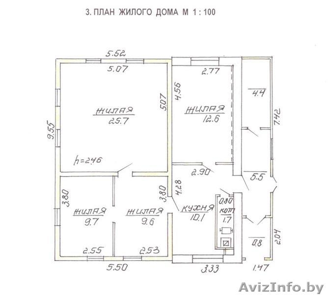 Жилой дом за 100 миллионов белор.рублей - Изображение #1, Объявление #254181