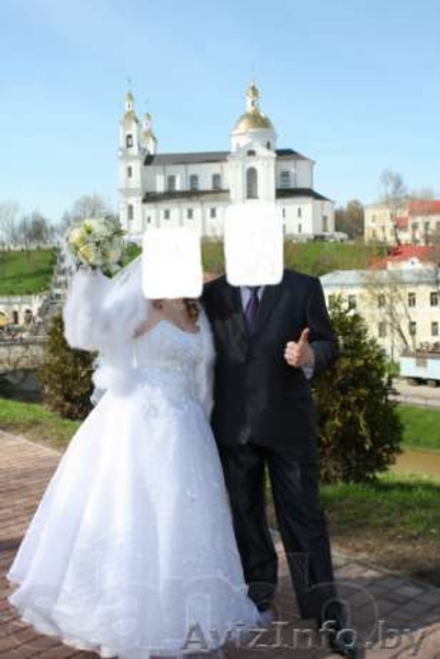 Шикарное блестящее свадебное платье  - Изображение #1, Объявление #744318