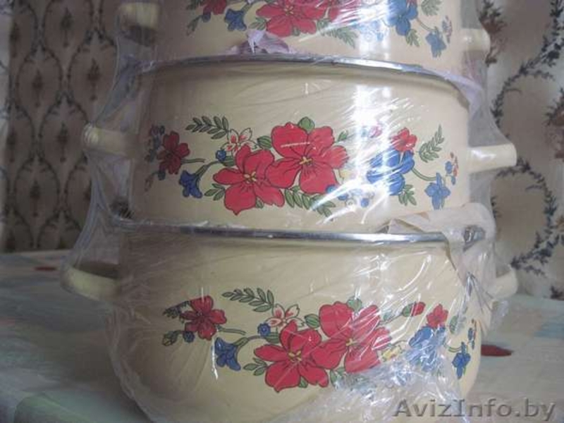 Набор эмалированных кастрюль и форм для запекания - Изображение #1, Объявление #785964