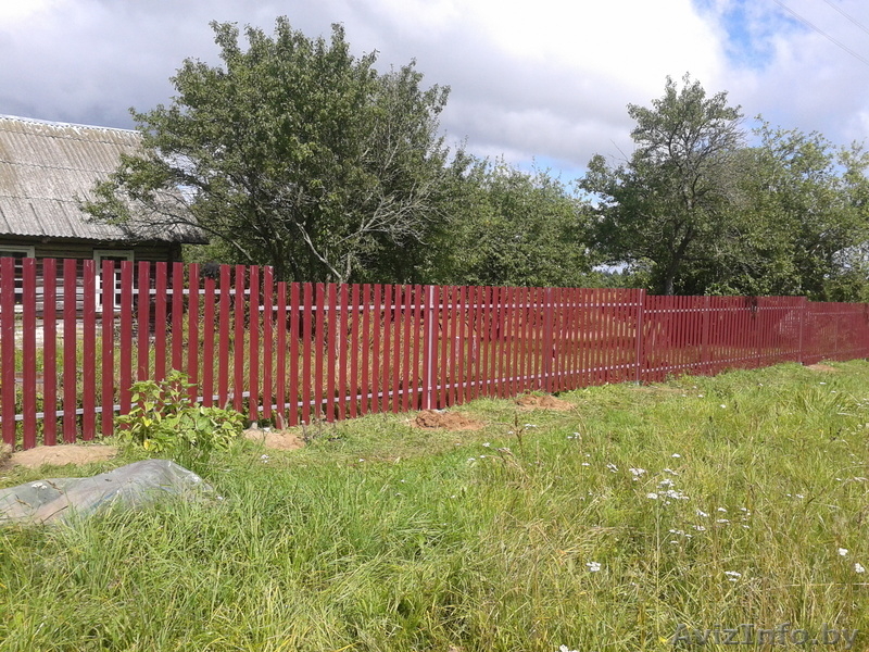 Забор из профнастила, штакетника, декоративного камня и т.д. - Изображение #2, Объявление #952460