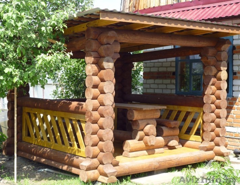 изготовление срубов из оцилиндпрованного бревна - Изображение #1, Объявление #972874