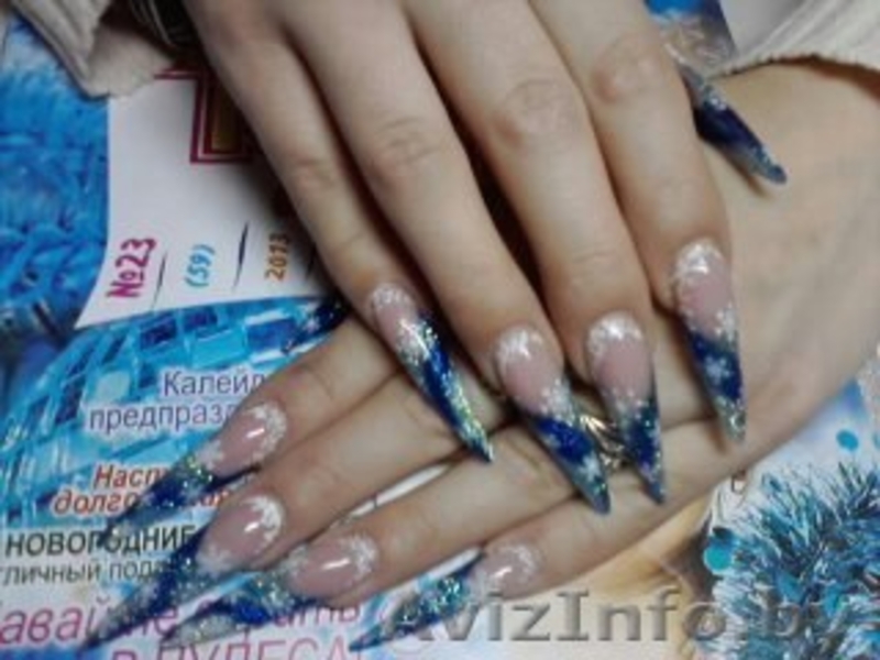 Наращивание ногтей,депиляция воском,био-тату(роспись мехенди) - Изображение #2, Объявление #1021036