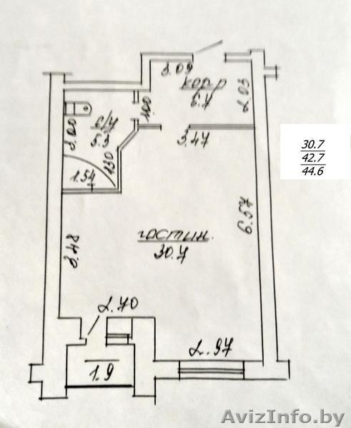 Квартира-студия в новостройке - Изображение #1, Объявление #1055019