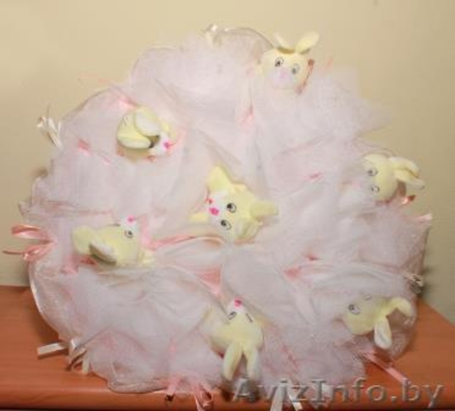 Букеты из мягких игрушек к выписке из Роддома и любому празднику в Витебске - Изображение #3, Объявление #1170854