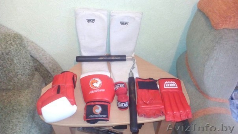боксерские перчатки кимоно нунчаки щитки бинты - Изображение #2, Объявление #1389795