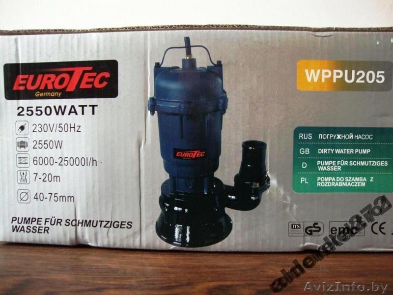 Насос погружной,  для откачки грязной воды и канализации. - Изображение #5, Объявление #1469410