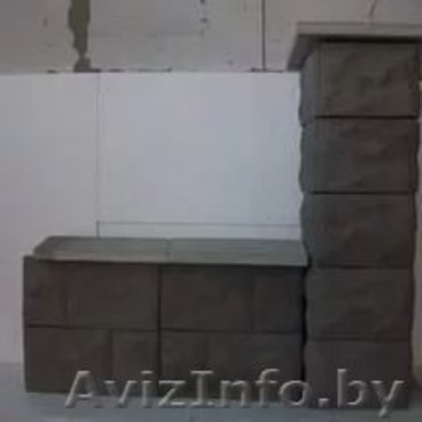 тротуарная плитка, бордюры, блоки для столбов и пролётов забора, крышки для столбов и пролётов, - Изображение #6, Объявление #1552167