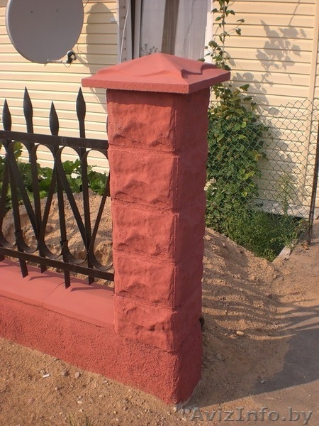 тротуарная плитка, бордюры, блоки для столбов и пролётов забора, крышки для столбов и пролётов, - Изображение #9, Объявление #1552167