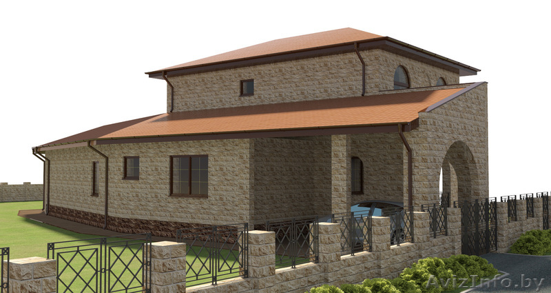 . Участок, Гагарина, 15сот. с утвержд.проект котеджа 290м.кв, все ком-ци 44000 - Изображение #1, Объявление #1613338