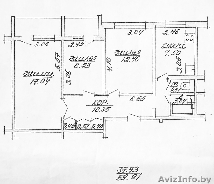 3-комнатная квартира на ул. Бровки - Изображение #2, Объявление #1628004